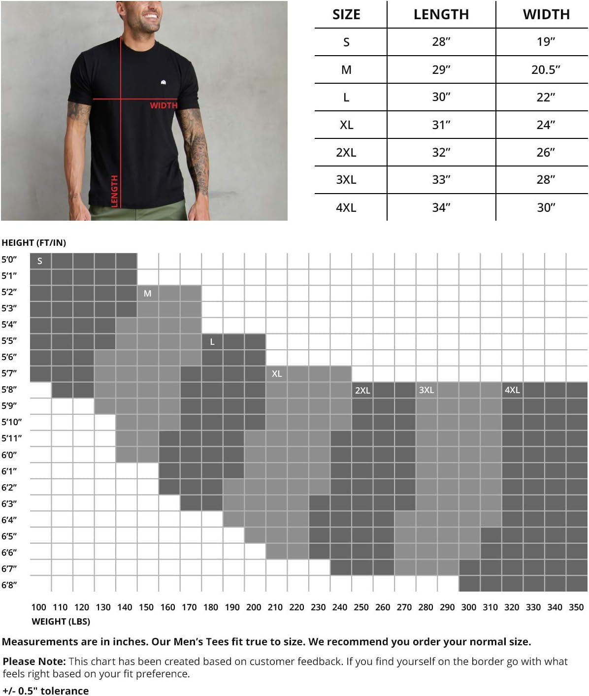 Men'S T-Shirts - Short Sleeve Crew Neck Soft Fitted Tees S - 4XL